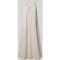 Vero Moda Knielanges Kleid mit Streifenmuster Modell 'GILI' in Beige, Größe XL von Vero Moda