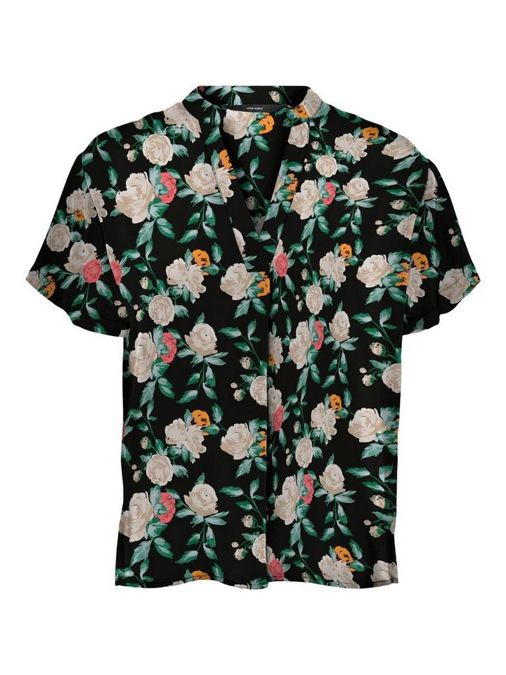 Vero Moda Kurzarmbluse NYA (1-tlg) Falten von Vero Moda