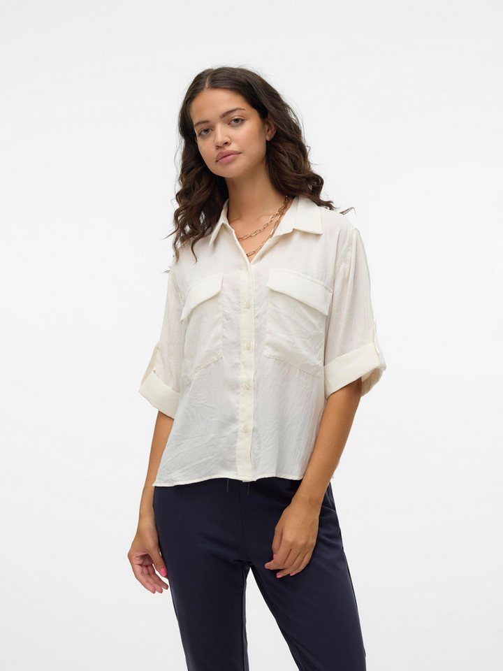 Vero Moda Kurzarmbluse VMFABIANA 3/4 SHIRT VMA NOOS von Vero Moda