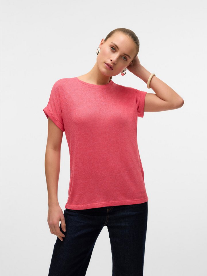 Vero Moda Kurzarmpullover VMBRIANNA SS O-NECK PULLOVER BOO REP von Vero Moda