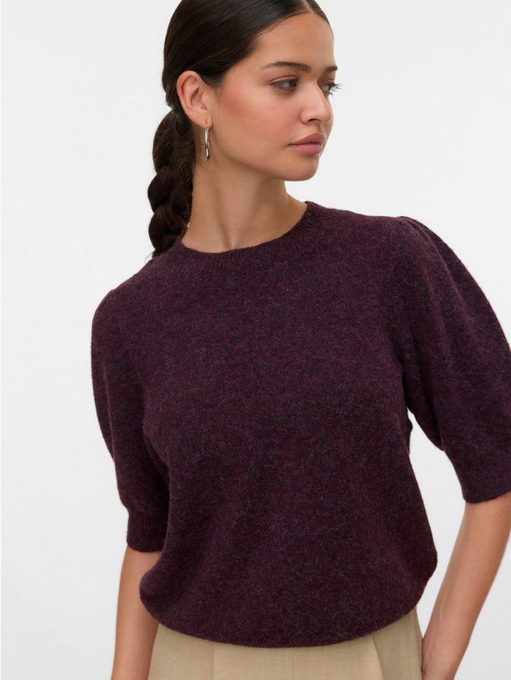 Vero Moda Strickpullover VMDOFFY 2/4 O-NECK PULLOVER GA NOOS mit leichten Puffärmeln von Vero Moda