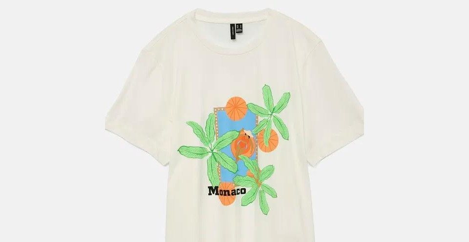Vero Moda Kurzarmshirt VMBETA METTE SS TOP BOX JRS GA von Vero Moda