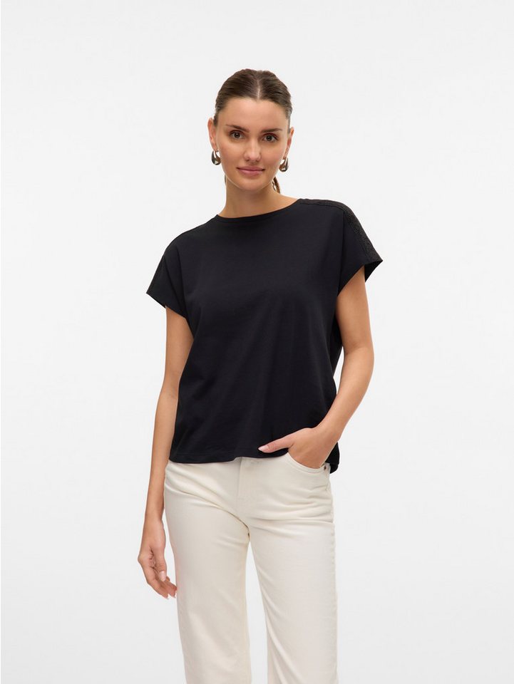 Vero Moda Kurzarmshirt VMEMMY SS LACE TAPE TOP JRS GA NOOS Vero Moda Kurzarmshirt VMEMMY SS LACE TAPE TOP JRS GA NOOS von Vero Moda