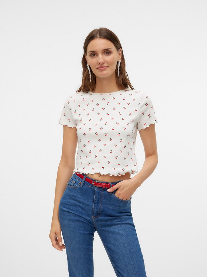 Vero Moda Kurzarmshirt VMHARRY SS O-NECK TOP JRS NOOS von Vero Moda