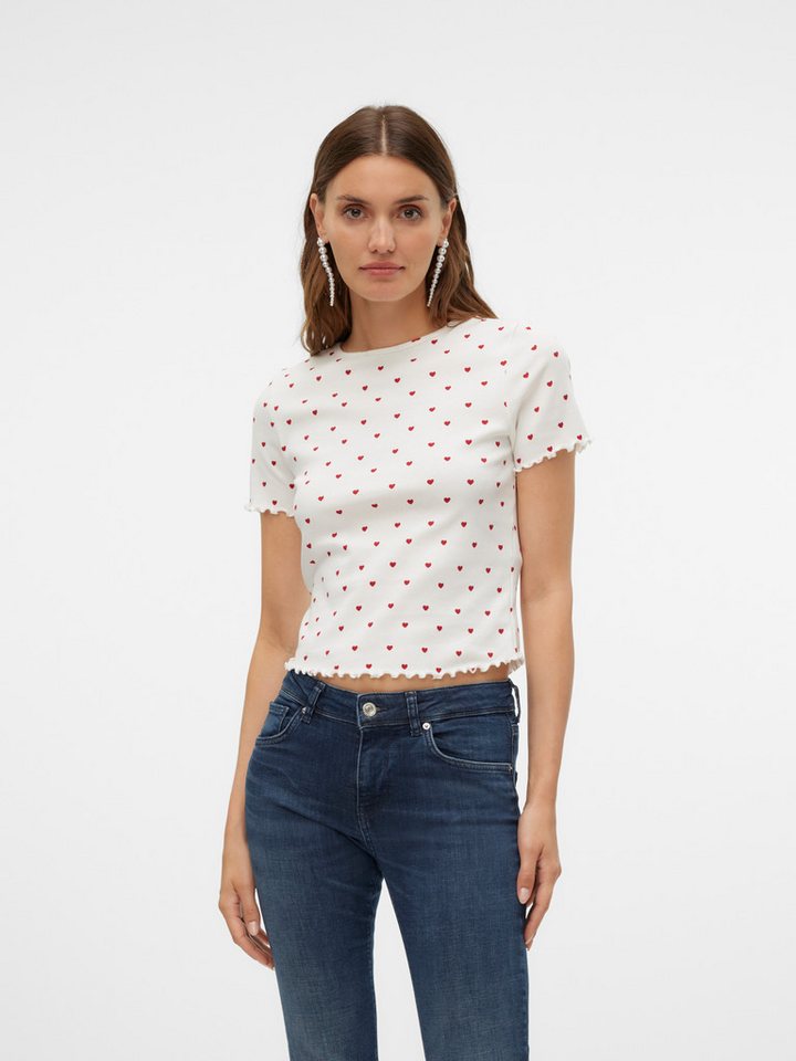 Vero Moda Kurzarmshirt VMHARRY SS O-NECK TOP JRS NOOS von Vero Moda