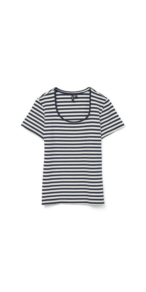 Vero Moda Kurzarmshirt VMLOTTE SS TOP BOX JRS GA von Vero Moda