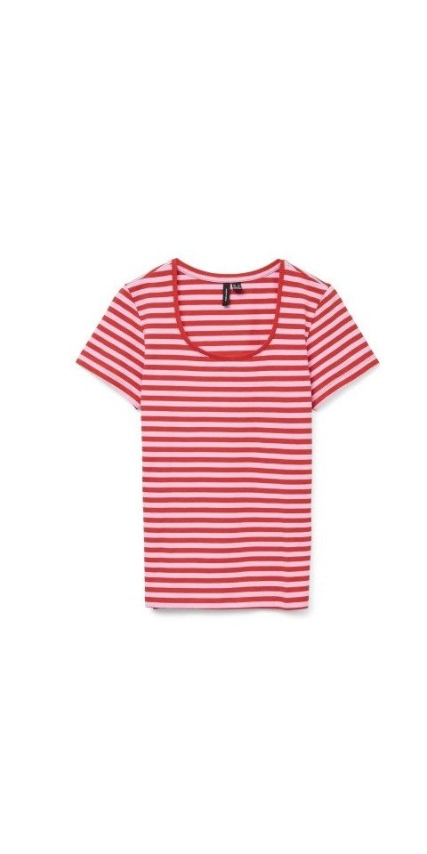 Vero Moda Kurzarmshirt VMLOTTE SS TOP BOX JRS GA von Vero Moda