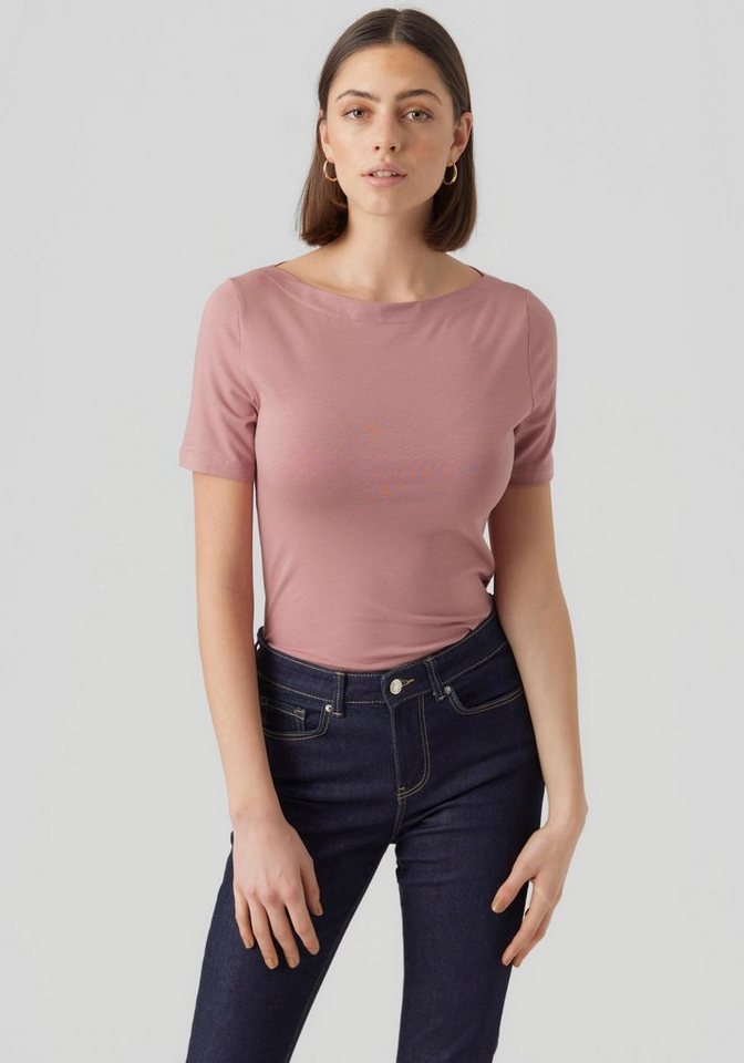 Vero Moda Kurzarmshirt VMPANDA MODAL S/S TOP NOOS von Vero Moda