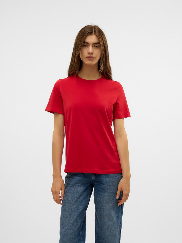 Vero Moda Kurzarmshirt VMPAULINA SS T-SHIRT GA JRS NOOS Baumwolle, regular fit von Vero Moda