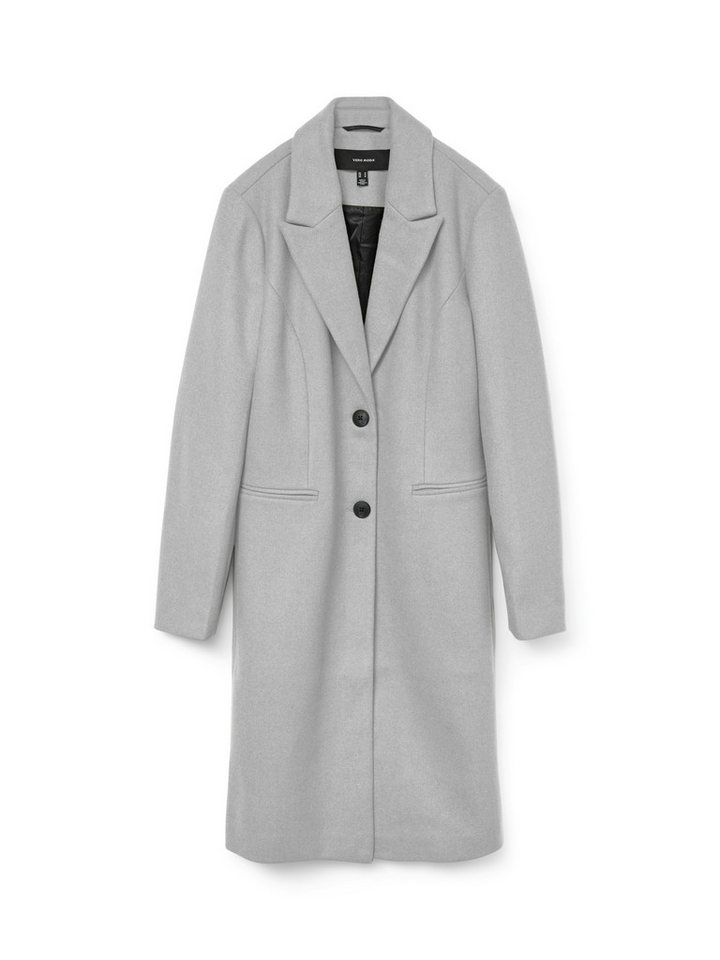 Vero Moda Kurzmantel VMBLAZA LONG COAT GA BOO Light Grey Melange von Vero Moda