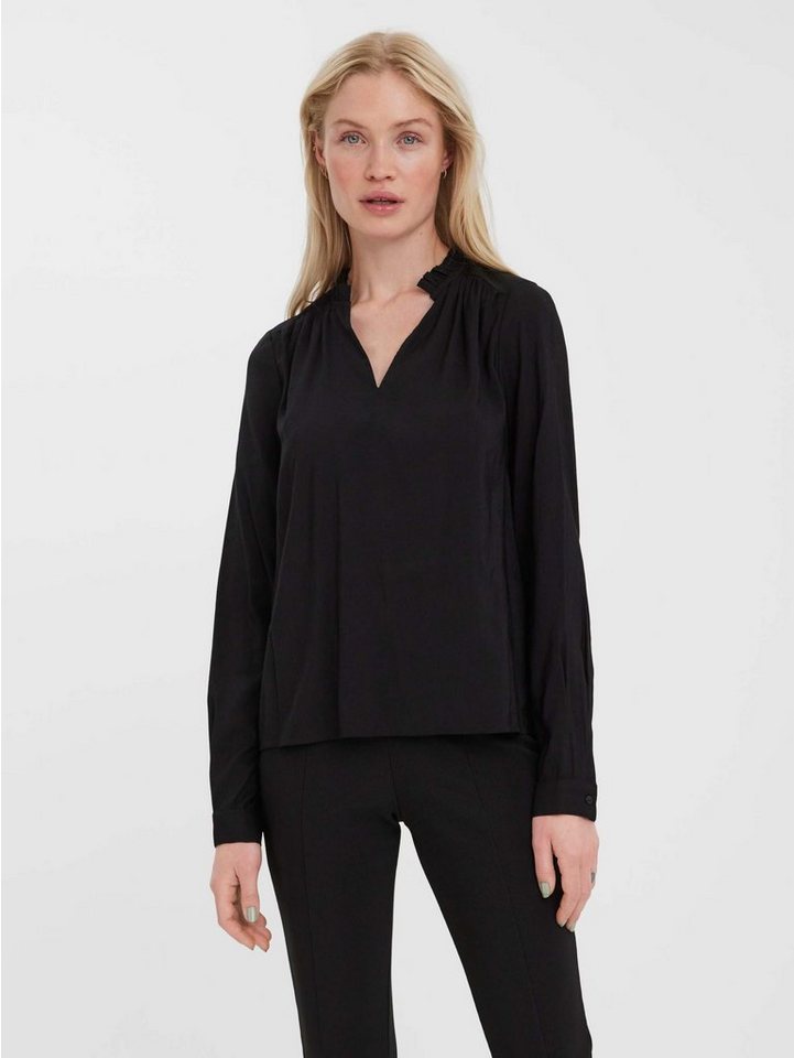 Vero Moda Langarmbluse Bell (1-tlg) Drapiert/gerafft von Vero Moda