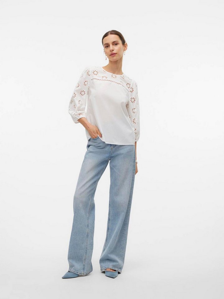 Vero Moda Langarmbluse KATE (1-tlg) Stickerei von Vero Moda