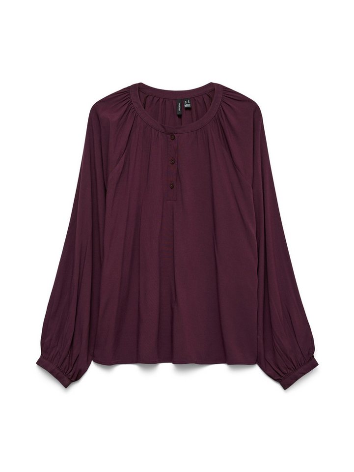 Vero Moda Langarmbluse VMBELLA LS PLACKET TOP WVN GA NOOS von Vero Moda