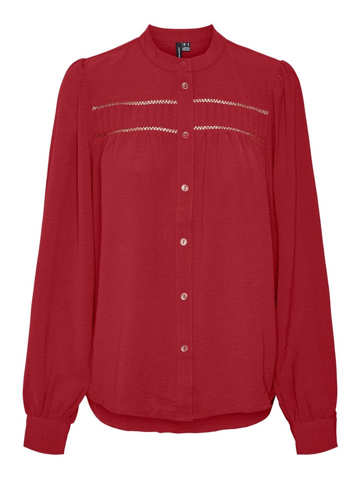 Vero Moda Langarmbluse VMEMMA LS LACE SHIRT WVN GA NOOS von Vero Moda