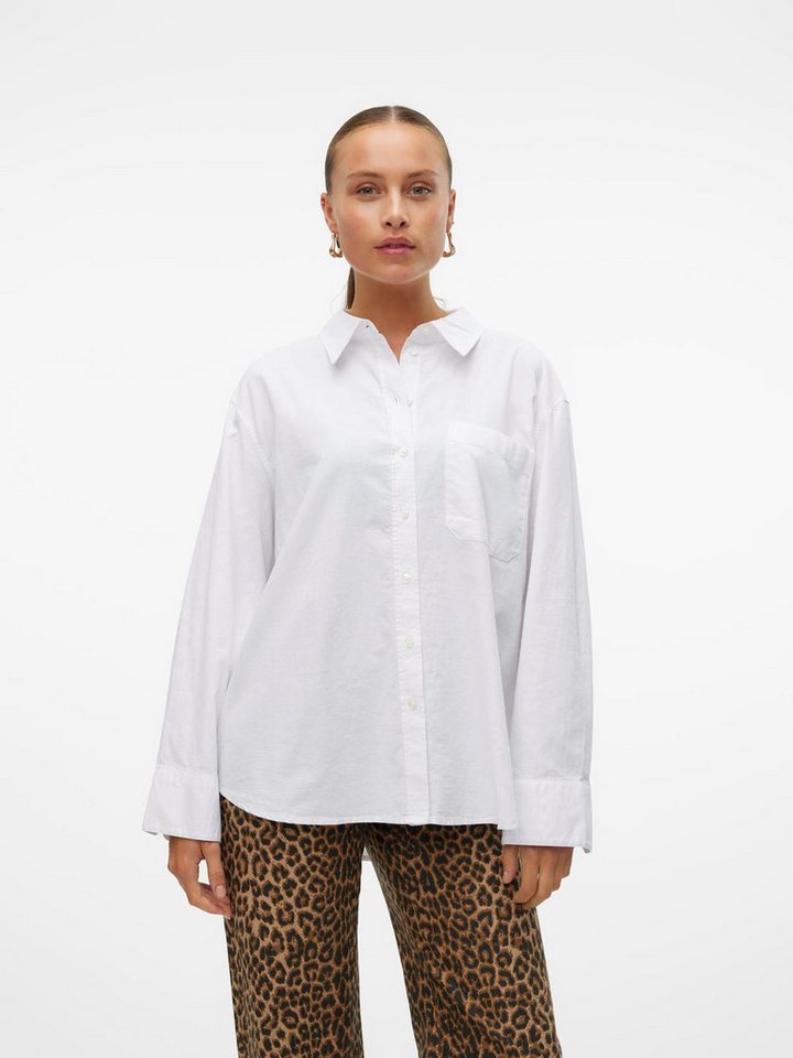Vero Moda Langarmbluse VMIDA OXFORD SHIRT WVN GA NOOS von Vero Moda