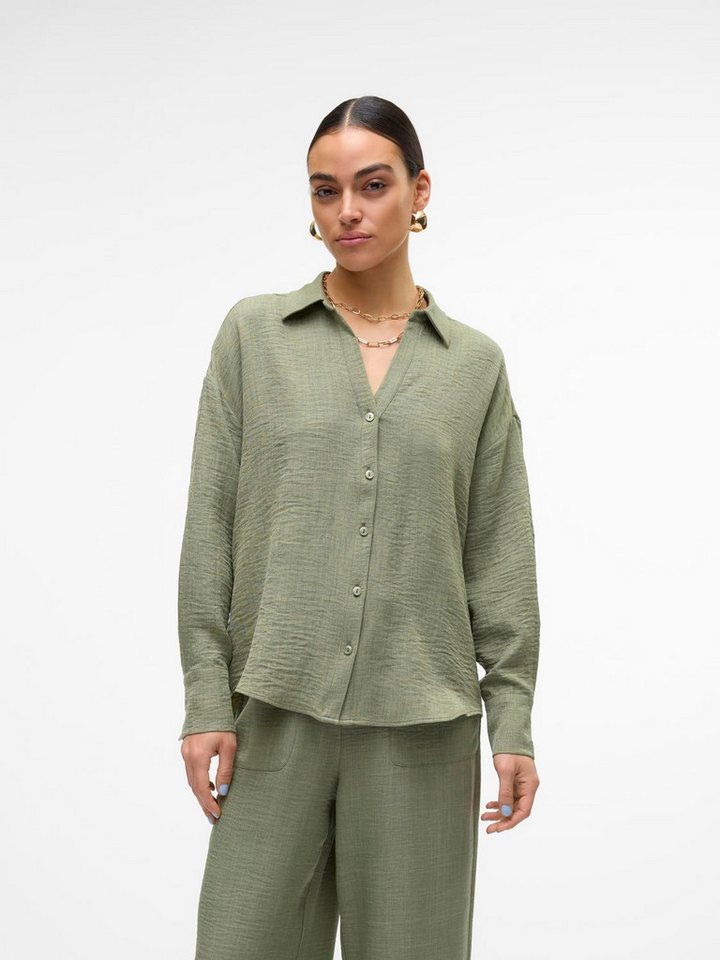 Vero Moda Langarmbluse VMMELANEY QUEENY LS SHIRT WVN NOOS von Vero Moda