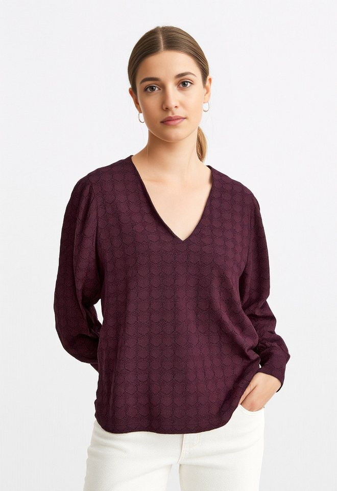 Vero Moda Langarmshirt VMBECCA LS V-NECK LACE TOP JRS NOOS von Vero Moda