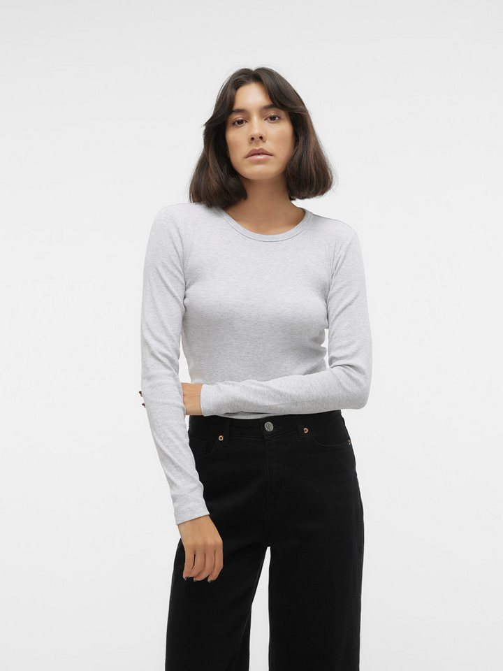 Vero Moda Langarmshirt VMCHLOE LS SHORT TOP JRS NOOS von Vero Moda