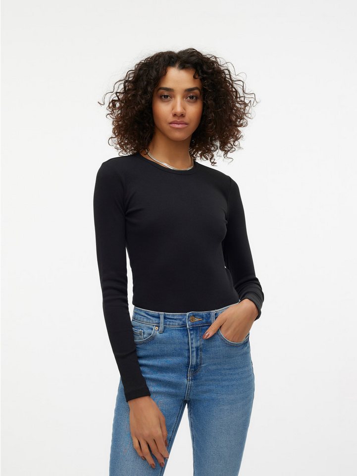 Vero Moda Langarmshirt VMCHLOE LS SHORT TOP JRS NOOS von Vero Moda