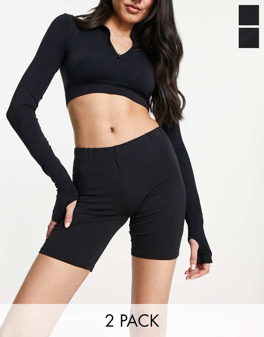 Vero Moda - Legging-Shorts in Schwarz im 2er-Pack von Vero Moda