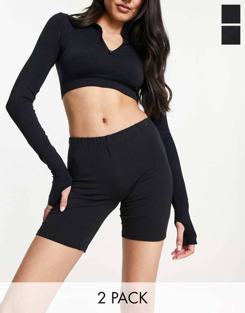 Vero Moda - Legging-Shorts in Schwarz im 2er-Pack Vero Moda - Legging-Shorts in Schwarz im 2er-Pack von Vero Moda