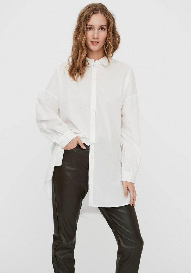 Vero Moda Longbluse VMBINA L/S OVERSIZE SHIRT WVN von Vero Moda