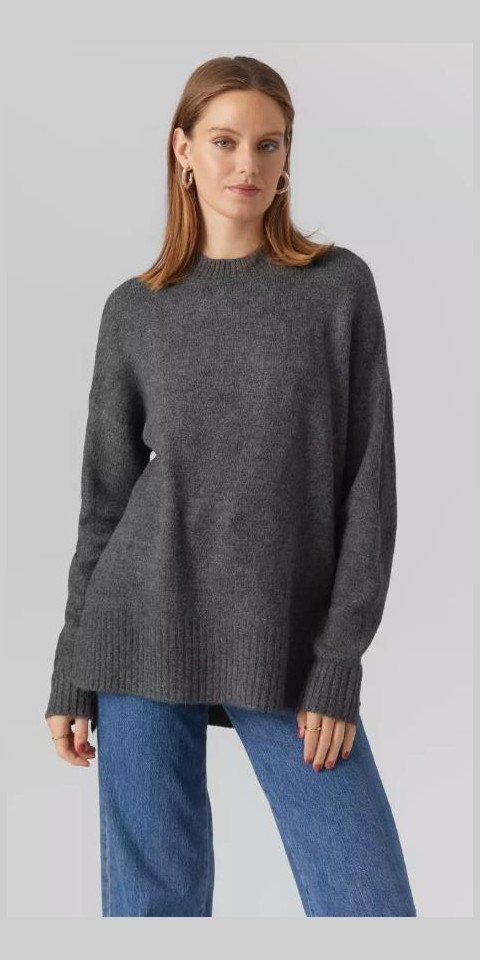 Vero Moda Longpullover VMLEFILE OVERSIZE BOXY BLOUSE NOOS von Vero Moda