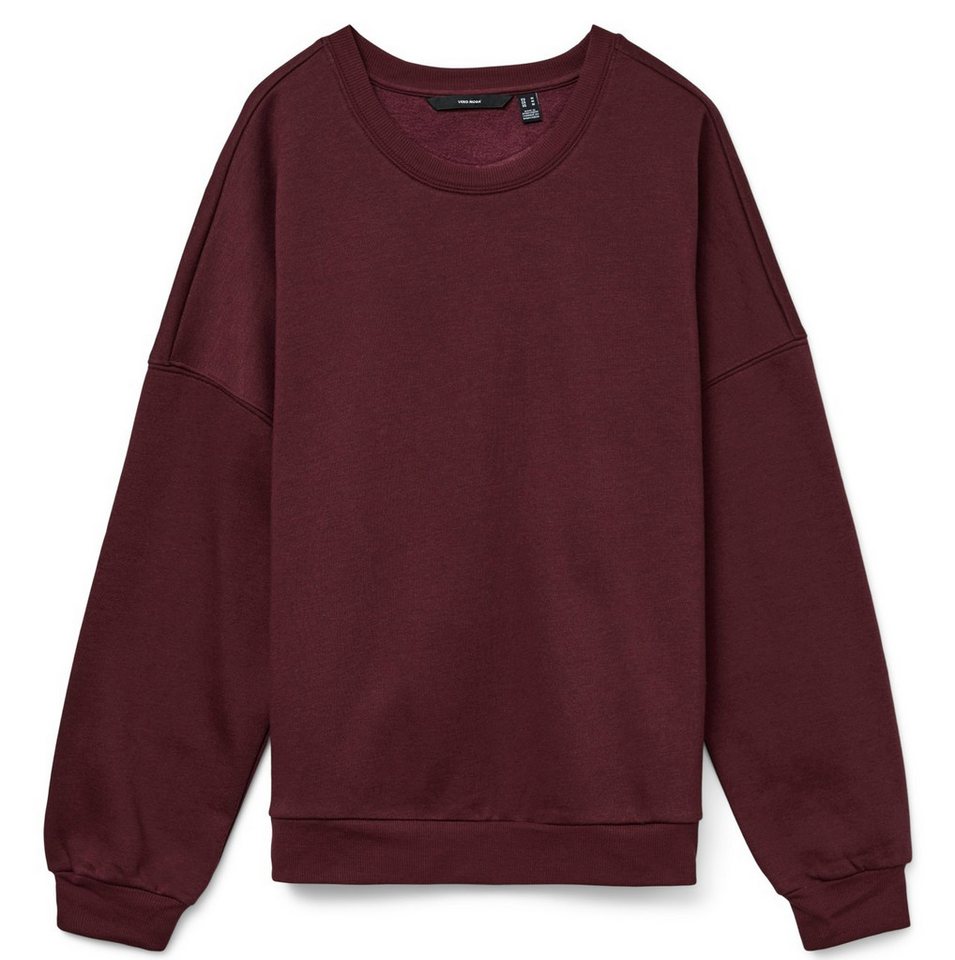 Vero Moda Longpullover loose fit Rundhals Langarm Basic VMSONJA LS SWEAT JRS NOOS von Vero Moda