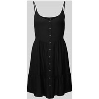 Vero Moda Loose Fit A-Linien-Kleid aus reiner Viskose Modell 'BUMPY' in Black, Größe L von Vero Moda