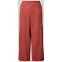 Vero Moda Loose Fit Culotte aus Viskose-Leinen-Mix Modell 'MYMILO' in Hellrot, Größe L von Vero Moda
