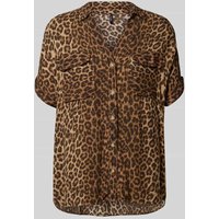 Vero Moda Loose Fit Hemdbluse reine Viskose Modell 'BUMPY' in Sand, Größe L von Vero Moda