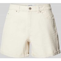 Vero Moda Loose Fit Jeansshort in unifarbenem Design Modell 'ZURI' in Ecru, Größe S Vero Moda Loose Fit Jeansshort in unifarbenem Design Modell 'ZURI' in Ecru, Größe S von Vero Moda