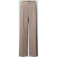 Vero Moda Loose Fit Stoffhose mit Bundfalten Modell 'NILA' in Sand, Größe 36/30 von Vero Moda