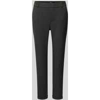 Vero Moda Loose Fit Stoffhose mit angedeutetem Eingriff Modell 'MAYA' in Dunkelgrau, Größe M/34 von Vero Moda