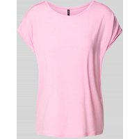 Vero Moda Loose Fit T-Shirt aus Lyocell-Mix Modell 'AVA' in Hellrosa, Größe M Vero Moda Loose Fit T-Shirt aus Lyocell-Mix Modell 'AVA' in Hellrosa, Größe M von Vero Moda