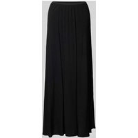 Vero Moda Ausgestellter Midi-Rock aus reiner Viskose Modell 'ALBA' in Black, Größe XS von Vero Moda