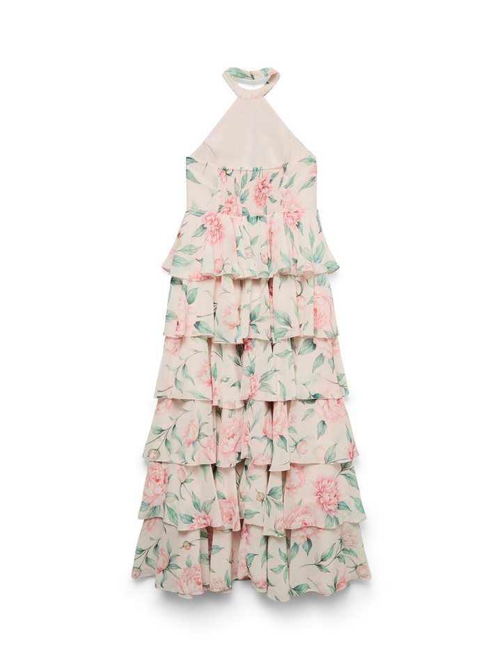 Vero Moda Maxikleid VMFELICIA SLHALTER RUFFLE MAXI DRESS EXP Kunstfaser von Vero Moda