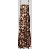 Vero Moda Maxikleid mit Animal-Print Modell 'EASY JOY' in Beige, Größe S von Vero Moda