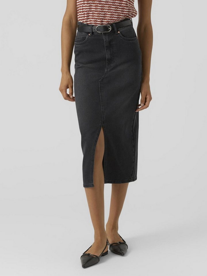 Vero Moda Maxirock VMVERI HR CALF DENIM SKIRT GA NOOS Vero Moda Maxirock VMVERI HR CALF DENIM SKIRT GA NOOS von Vero Moda