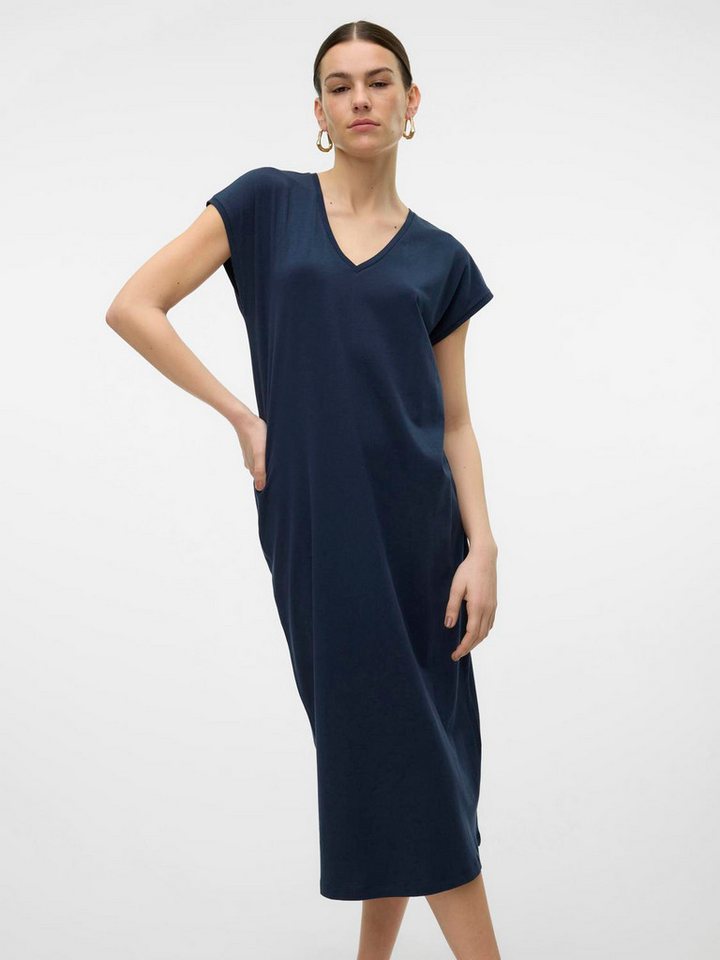 Vero Moda Midikleid VMBARBARA SS CALF DRESS JRS SPE GA von Vero Moda