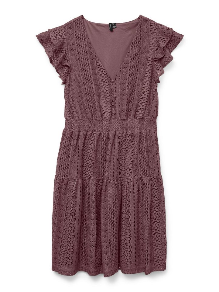 Vero Moda Minikleid VMHONEY LACE V-NECK SHORT DRESS WVN GA Sommerkleid von Vero Moda