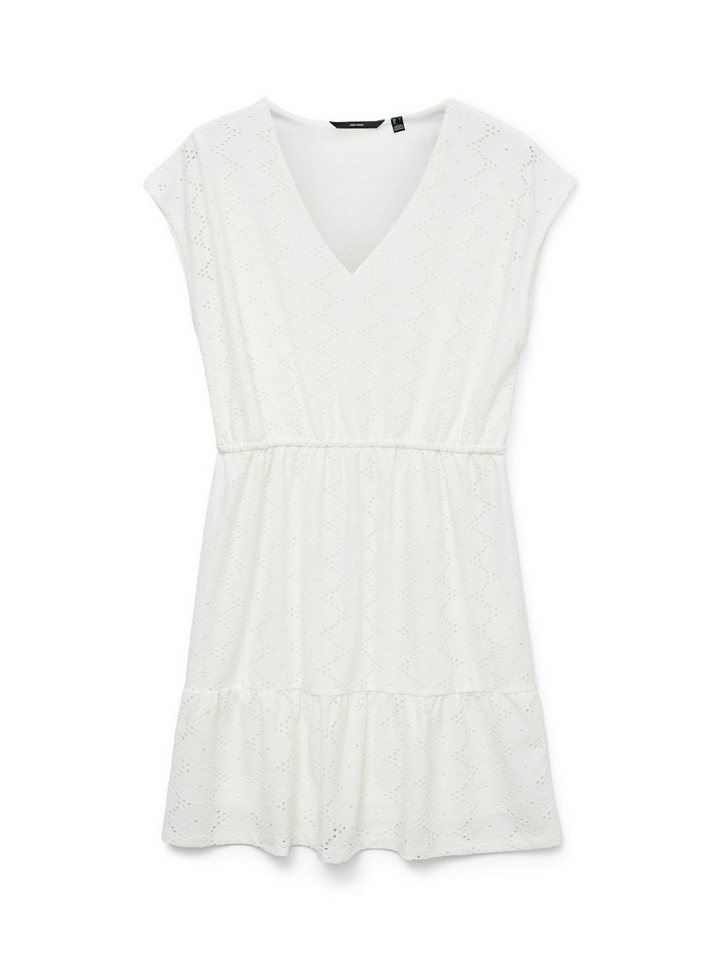 Vero Moda Minikleid VMKIM CS V-NECK SHORT DRESS JRS GA Sommerkleid von Vero Moda