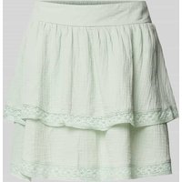 Vero Moda Minirock im Stufen-Look Modell 'NATALI' in Schilf, Größe M von Vero Moda