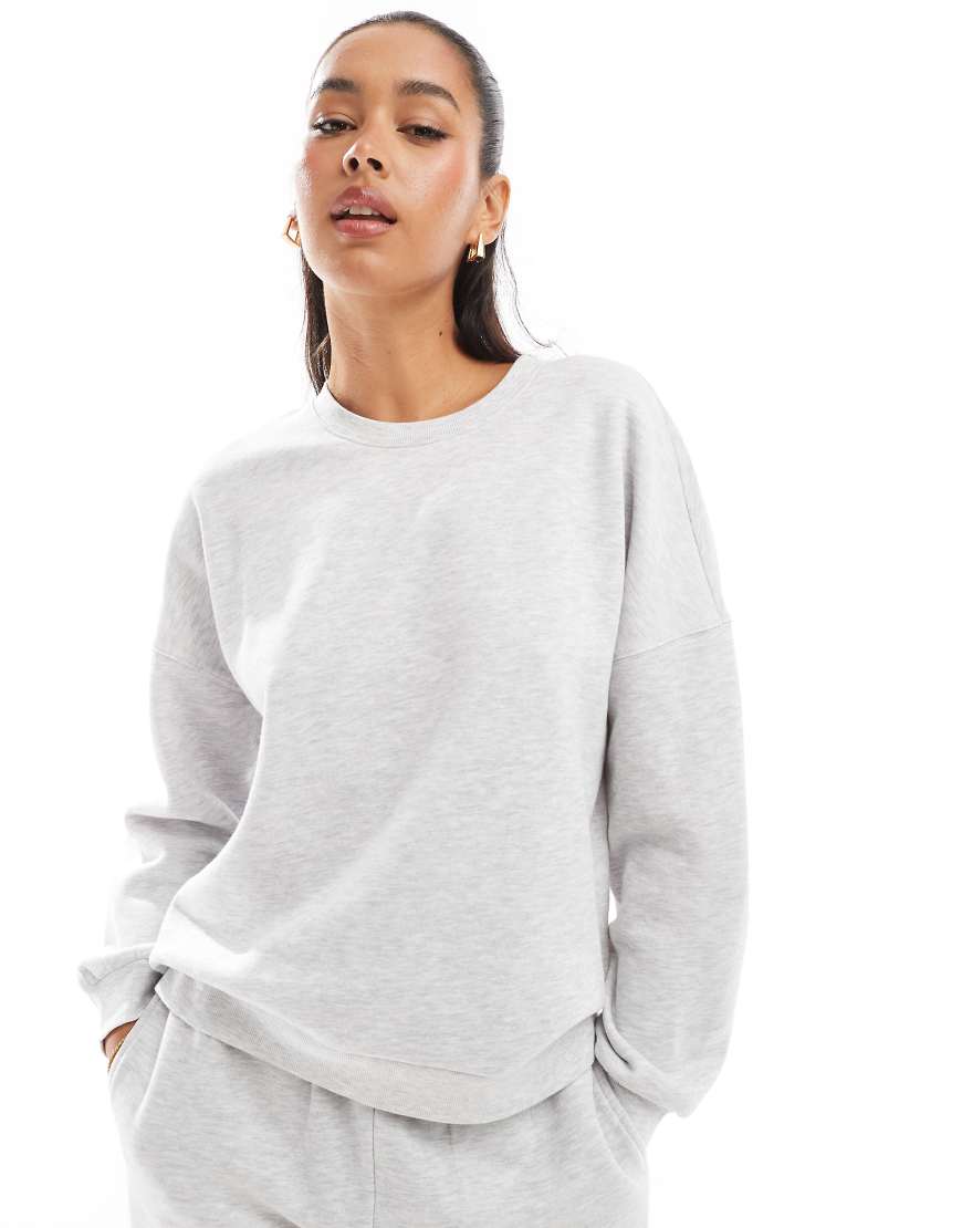 Vero Moda - Oversize-Sweatshirt in Hellgrau, Kombiteil von Vero Moda