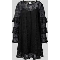 Vero Moda Oversized Freizeitkleid in semitransparenter Optik Modell 'CELINE' in Black, Größe XS von Vero Moda