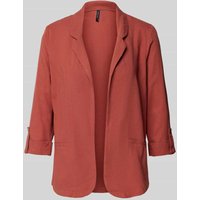 Vero Moda Regular Fit Blazer aus Viskose-Leinen-Mix Modell 'JESMILO' in Hellrot, Größe M von Vero Moda