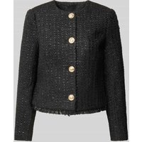 Vero Moda Regular Fit Blazer mit Strukturmuster Modell 'TYLA' in Black, Größe 40 von Vero Moda