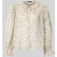 Vero Moda Regular Fit Bluse Umlegekragen MODELL 'PETRA' in Ecru, Größe M von Vero Moda