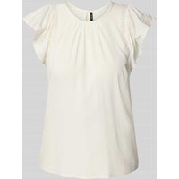 Vero Moda Regular Fit Blusentop aus Viskose-Mix Modell 'BELLA' in Weiss, Größe XS Vero Moda Regular Fit Blusentop aus Viskose-Mix Modell 'BELLA' in Weiss, Größe XS von Vero Moda