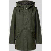 Vero Moda Regular Fit Funktionsjacke mit Taillen-Kordelzug Modell 'MALOU' in Khaki, Größe L von Vero Moda